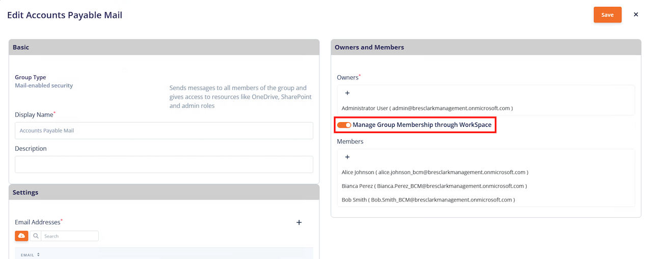 Managing Microsoft 365 groups alongside on-prem AD
